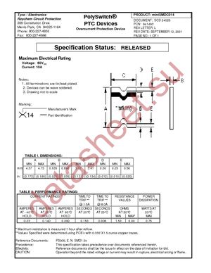 MINISMDC014-2 datasheet  